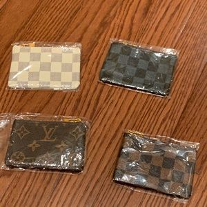 Designer keychain wallet